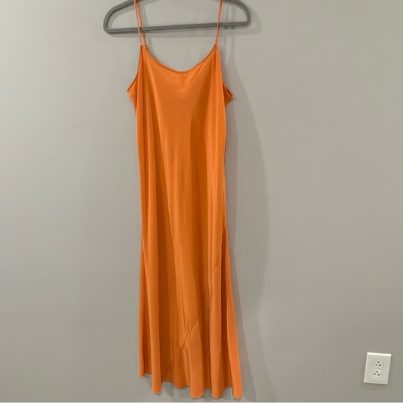 AYR Dress Ten Outta Ten Midi Slip in Cara Cara Orange - Picture 7 of 8